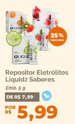Oba Hortifruti Repositor Eletrolitos Liquidz Sabores oferta