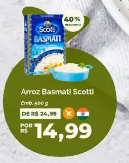 Oba Hortifruti Arroz Basmati Scotti oferta