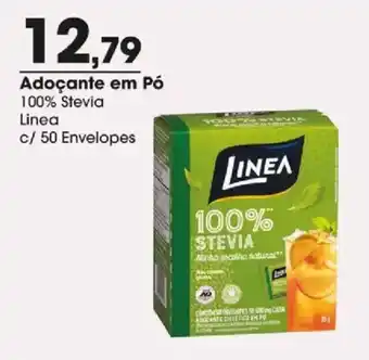 Adoçante em pó 100% stevia linea