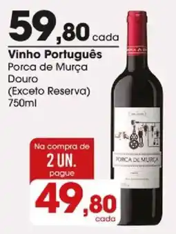 Zaffari Vinho Português Porca de Murça Douro oferta