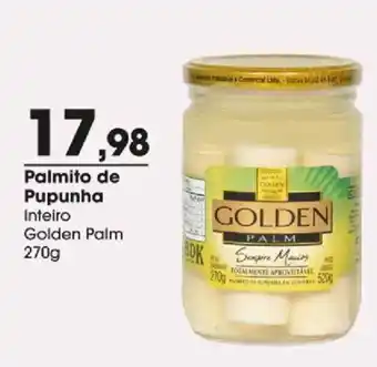 Palmito de pupunha inteiro golden palm