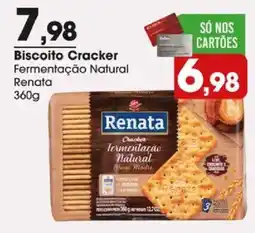 Zaffari Biscoito cracker fermentação natural renata oferta