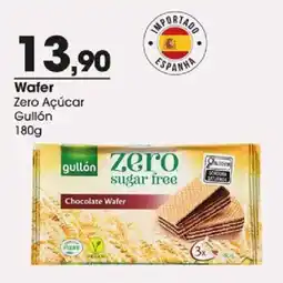 Zaffari Wafer zero açúcar gullón oferta