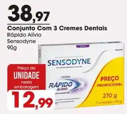 Zaffari Conjunto Com 3 Cremes Dentais oferta