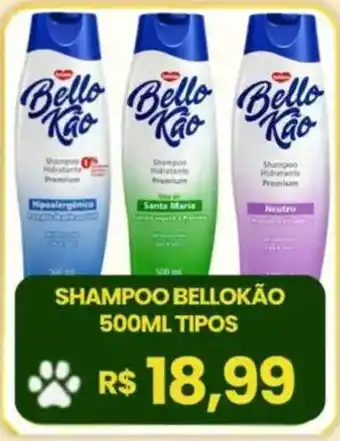 Shampoo bellokão tipos