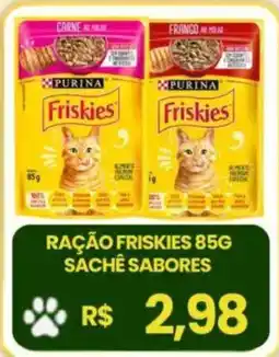 Supermercado Padrão Raçao friskies 85g sachê sabores oferta