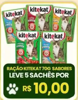 Supermercado Padrão Ração kitekat 70g sabores oferta