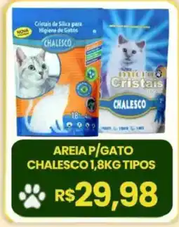 Supermercado Padrão Areia p/gato chalesco 1,8kg tipos oferta