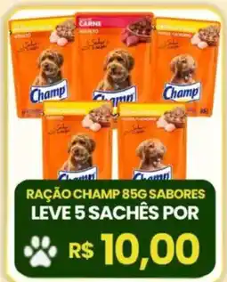 Supermercado Padrão Raçao champ s sabores oferta