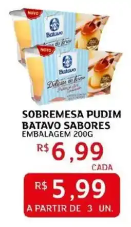 Assaí Atacadista Sobremesa pudim batavo sabores oferta
