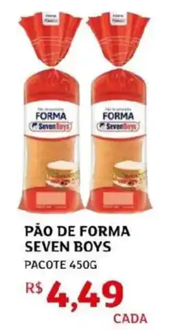 Assaí Atacadista Pão de forma seven boys oferta