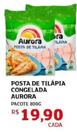 Assaí Atacadista Posta de tilápia congelada aurora oferta