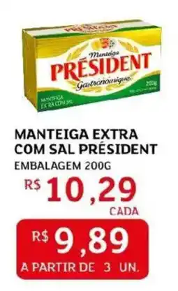 Assaí Atacadista Manteiga extra com sal presidente oferta