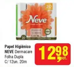 Higa Atacado Papel Higiênico NEVE Dermacare Folha Dupla oferta