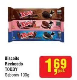 Higa Atacado Biscoito Recheado TODDY Sabores oferta