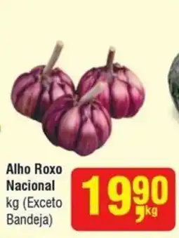 Higa Atacado Alho roxo nacional oferta