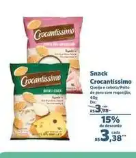 Sam's Club Crocantíssimo - snack oferta