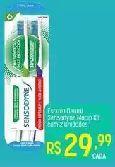 Muffato Sensodyne - escova dental semodyne macia kit com 2 unidades oferta