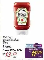 Muffato Heinz - ketchup tradicional ou zero oferta