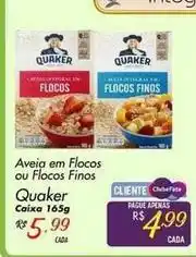 Muffato Quaker - aveia em flocos ou flocos finos oferta