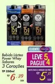 Muffato 3 corações - bebida láctea power whey sabores oferta