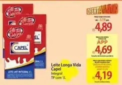 Atacadão Capel - leite longa vida oferta