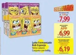 Atacadão Bob esponja - leite fermentado oferta
