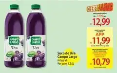 Atacadão Campo largo - suco de uva oferta