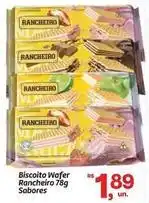 Fort Atacadista Rancheiro - biscoito wafer oferta