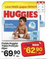 Fort Atacadista Huggies - fralda tripla proteção hiper oferta