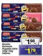 Adria - biscoito recheado plugados 120g/130g
