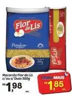 Fort Atacadista Flor - macarrão de lis oferta