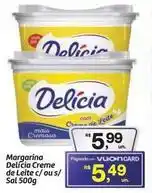 Fort Atacadista Delícia - margarina creme de leite c/ ou s/ sal oferta