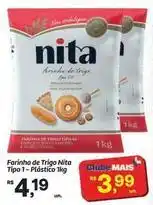 Fort Atacadista Nita - farinha de trigo tipo 1 plastico 1kg oferta