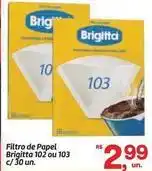 Fort Atacadista Brigitta - filtro de papel oferta