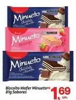 Fort Atacadista Minueto - biscoito wafer oferta