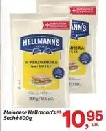 Fort Atacadista Hellmann's - maionese sachê 800g oferta