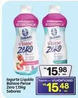 Fort Atacadista Batavo - logurte liquido pense zero oferta