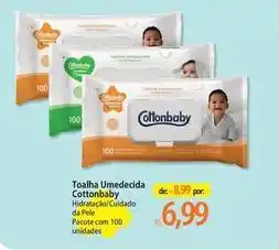 Atacadão Cottonbaby - toalha umedecida oferta
