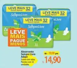 Atacadão Sempre livre - absorvente adapt oferta