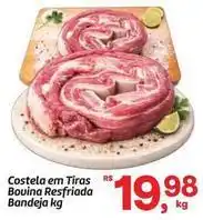 Fort Atacadista Costela em tiras bovina resfriada bandeja oferta