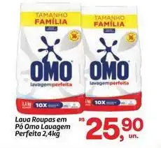 Fort Atacadista Omo - lava roupas em pó lavagem perfeita oferta