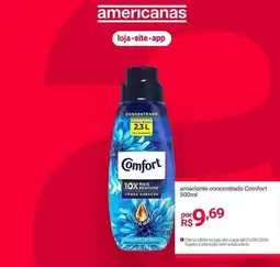 Lojas Americanas Comfort - amaciante concentrado oferta