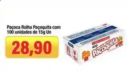 Spani Atacadista De - paçoca rolha pacoquita com 100 unidades oferta