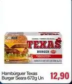Spani Atacadista Seara - hambúrguer texas burger oferta