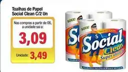 Spani Atacadista Social clean - toalhas de papel oferta