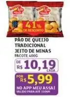 Assaí Atacadista Empório de minas - pão de queijo tradicional oferta