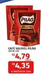 Assaí Atacadista Pilão - cafe soluvel oferta