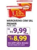 Assaí Atacadista Primor - margarina com sal oferta
