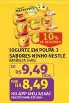 Assaí Atacadista Nestlé - iogurte em polpa 3 sabores oferta